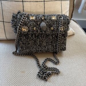 Kurt Geiger tweed crossbody